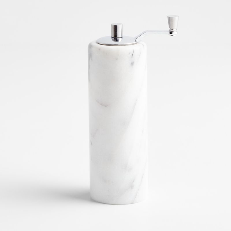 French Kitchen Marble Pepper Mill + Reviews | Crate & Barrel | Crate & Barrel