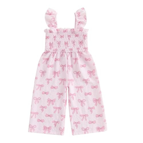 Kavousa Toddler Baby Girl Birthday Outfit Birthday Girl Romper Cake Print Overalls Ruffle Jumpsui... | Amazon (US)
