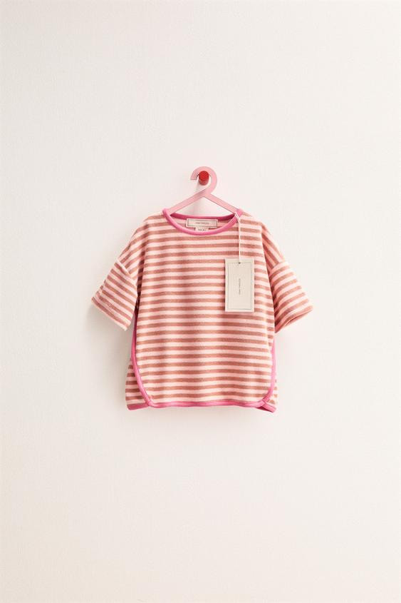 ZARA TIMELESS - STRIPED TOWEL T-SHIRT | Zara US