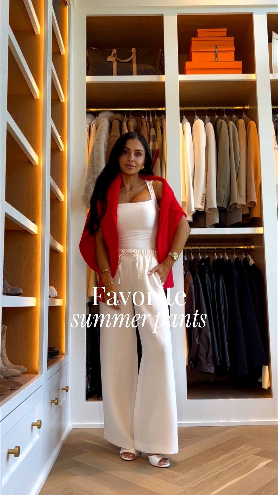 The viral Aritzia pants styled for summer
Wear them to work, on the weekend and for date nights 
Wearing an XXS regular length
Amazon tank & sweater wearing an XS
@Aritzia

#LTKOver40 #LTKSeasonal #LTKmomlife