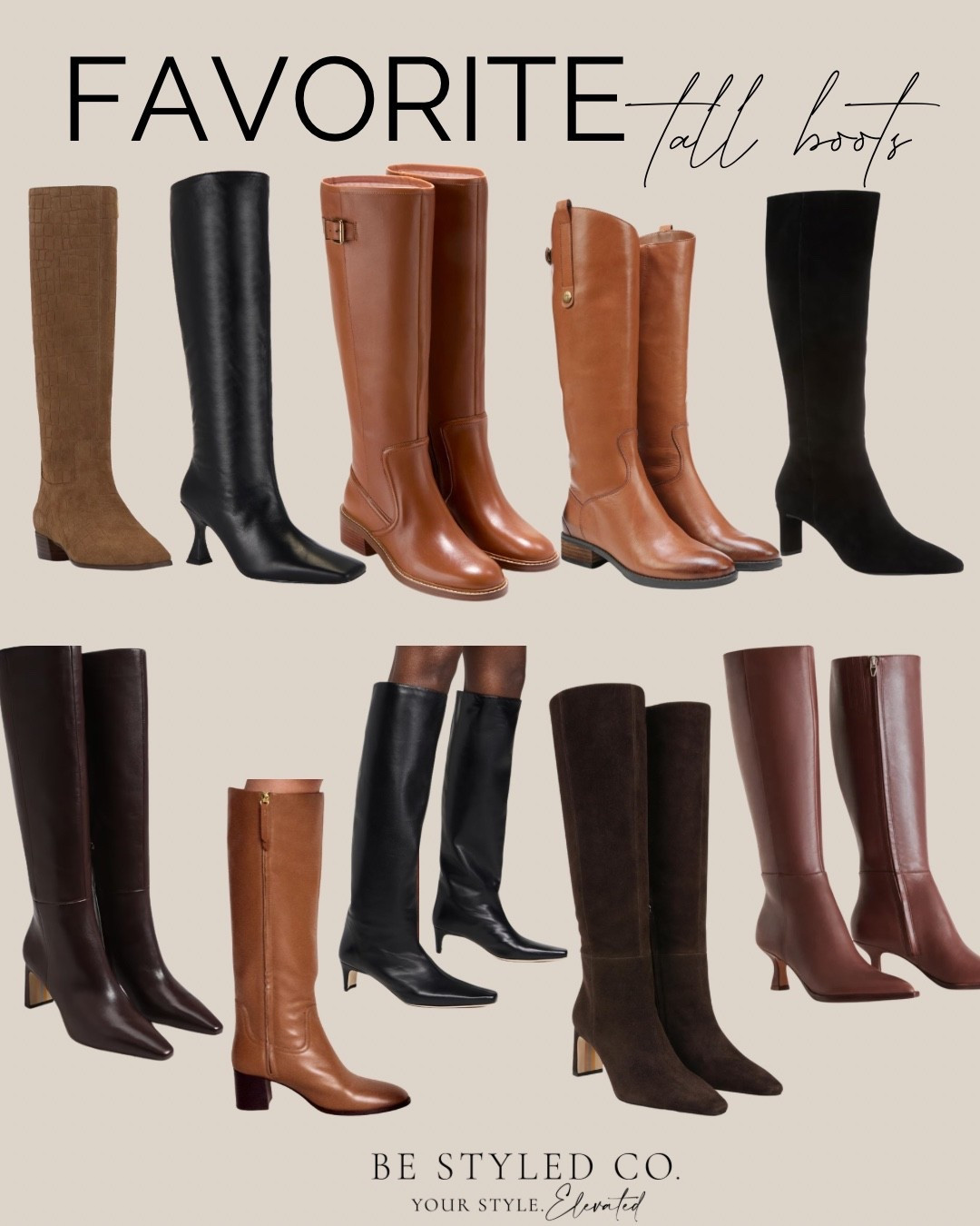Tall boot favorites for women. The Boden ones are great for petites fyi, come a little lower down on knee. 


.
.
.
Best knee high boots 2026 | knee high boots | styling knee high boots | boots for women | boots 2026 | stylish boots | boots under $200 | wide calf knee high boots | knee high boots for petites 

#LTKOver40 #LTKWorkwear #LTKPetite