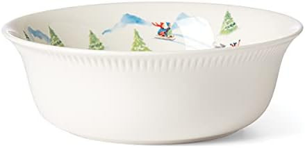 Lenox Profile Snow Day Large Serving Bowl, 2.20, White | Amazon (US)