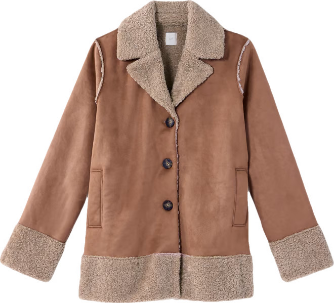 Faux-Suede & Sherpa Jacket | J. Jill