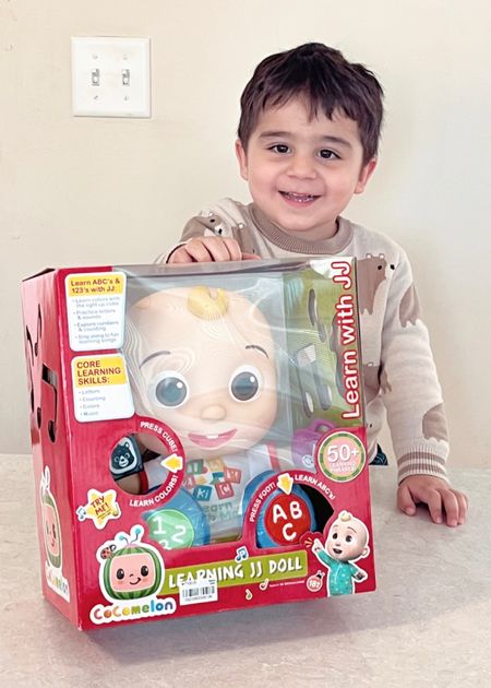 Have you been enjoying today’s CYBER MONDAY sales? We have and are still getting some more Christmas gifts. 

Love @macys partnership with @toysrus 😍 They have an awesome selection of popular toys for any age group. As you all know, Frankie is a big of @cocomelon_official so we just had to get him this Learning JJ Doll. JJ can say 50+ phrases to teach your little one the alphabet, numbers, and colors. Hours of fun for Frankie with his bestie JJ. 

#LTKHoliday #LTKbaby #LTKGiftGuide
