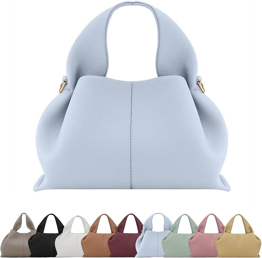 Y2K Dumpling Cloud Bag for Women - Faux Leather Tote Crossbody Purse with Adjustable Strap, Shoul... | Amazon (UK)