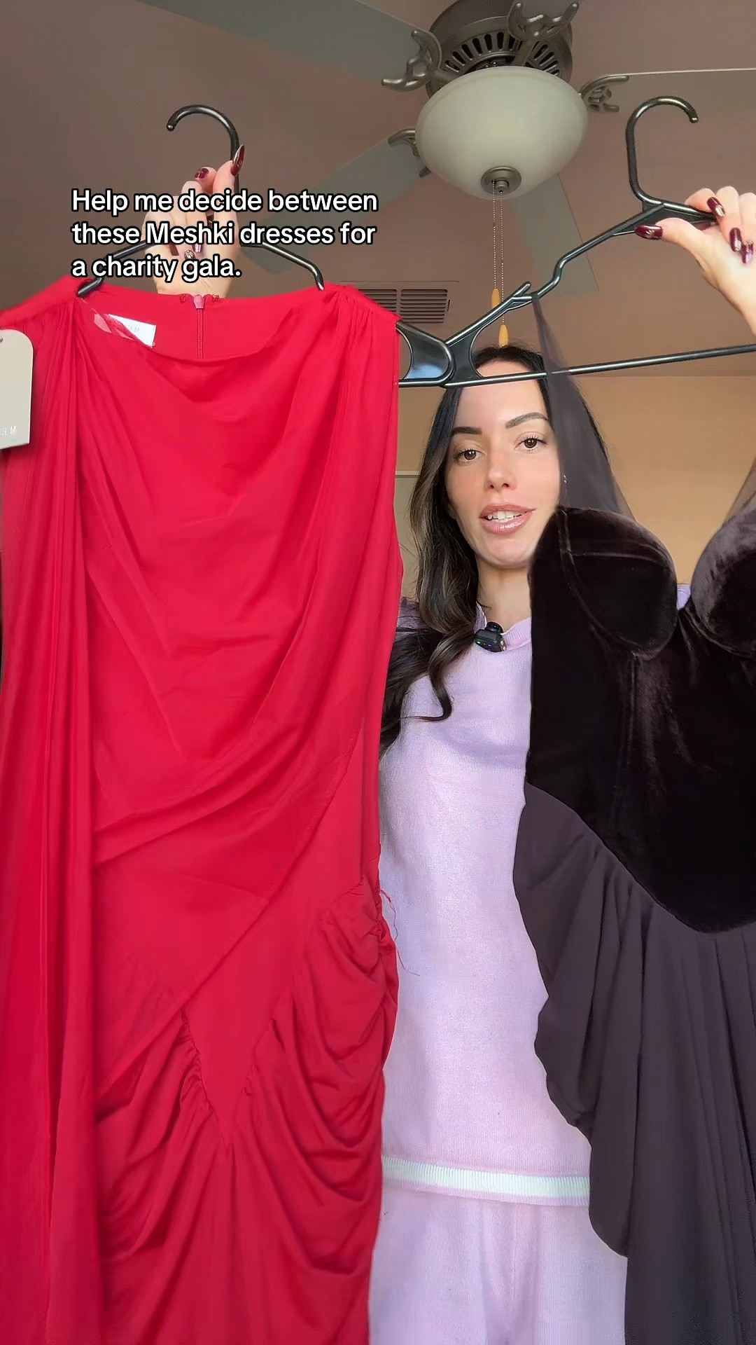 This red dress also comes in blush pink and I kinda wish I got that one instead lol! But these dresses are beautiful ❤️ the red dress is sooo long, perfect for tall girls 

#LTKTall #LTKootd #LTKgrwm