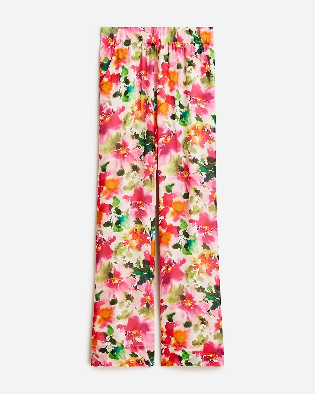 Full-length Astrid pant in floral chiffon | J.Crew US