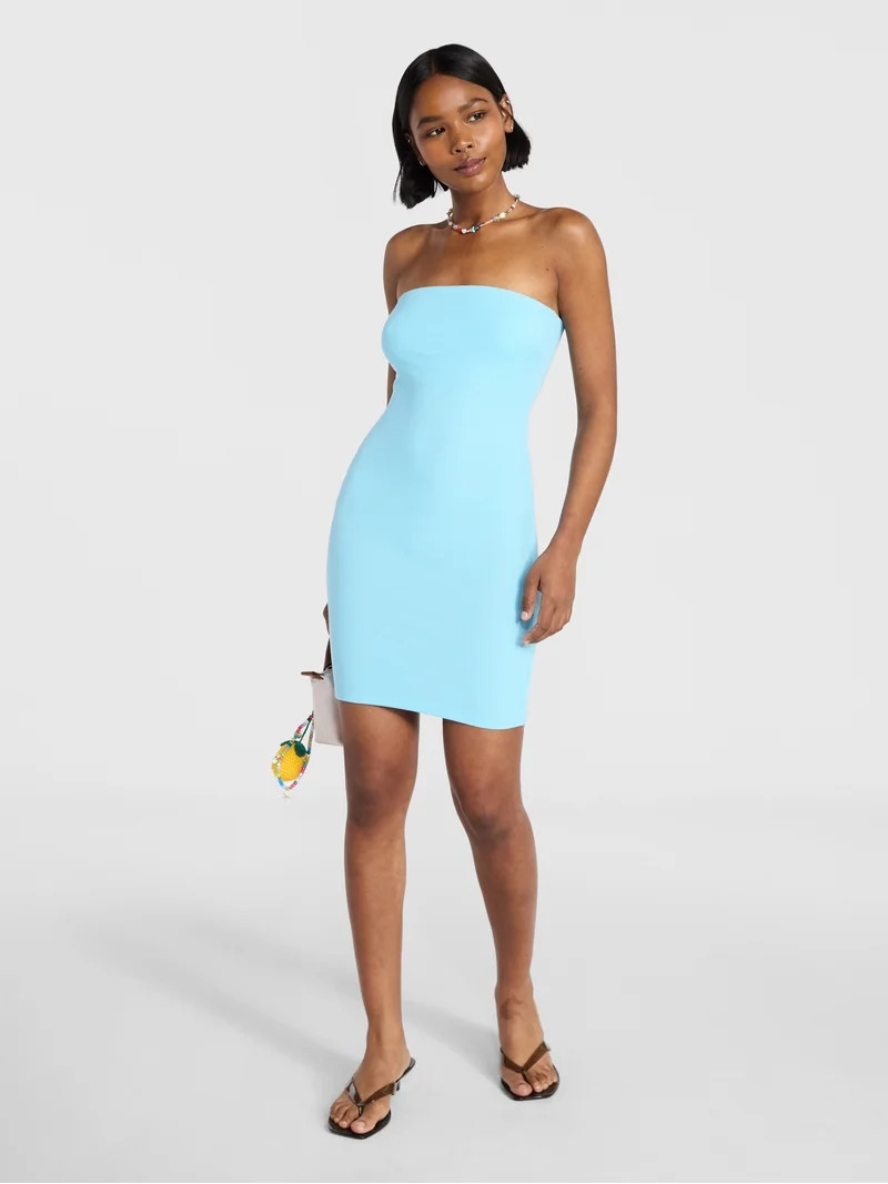 No Boundaries Mini Tube Dress, Women's XXS-XXL | Walmart (US)