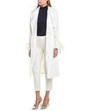 Rachel Roy Women's Trench Coat, White, S | Amazon (US)