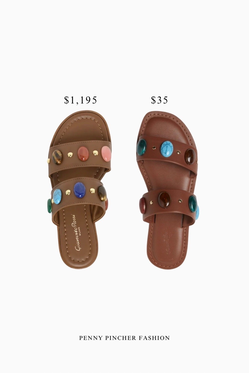 Target has some reallly cute sandals the look designer! Look for less! 