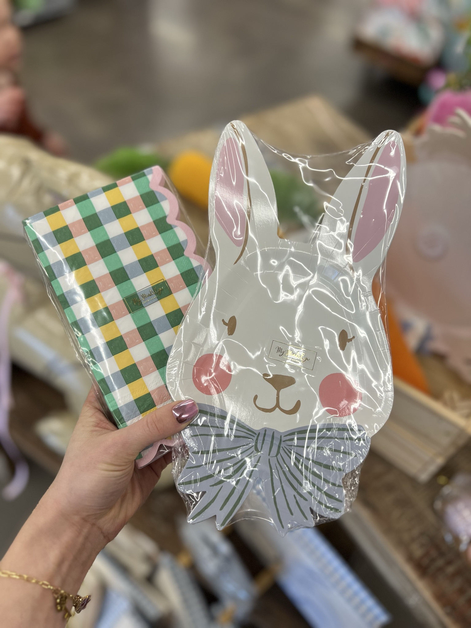 All the bunnies and gingham for Easter brunch! 🐰 love these plates and napkins! 

#LTKfoodie #LTKSeasonal #LTKHome