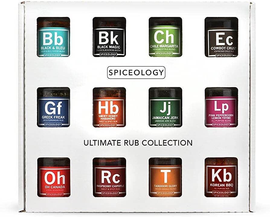 Spiceology - Ultimate Rub Collection - Set of 12 Gourmet BBQ Spice Rubs - Spices and Seasonings G... | Amazon (US)