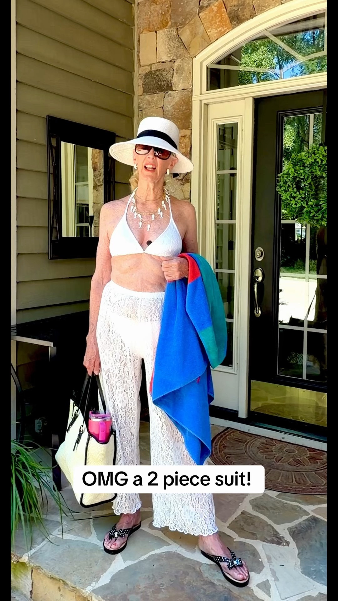 A Follower wrote “I don’t want to see a 79 year-old woman’s ribs!“ When thinking about your swim suit - wear what you’re comfortable in and what your confidence level inspires.  Being healthy and being happy and having a good time is what’s most important! Do you and have fun! #fyp #trending #swimsuit #inspiration #motivation

#LTKOver40 #LTKSwim #LTKootd