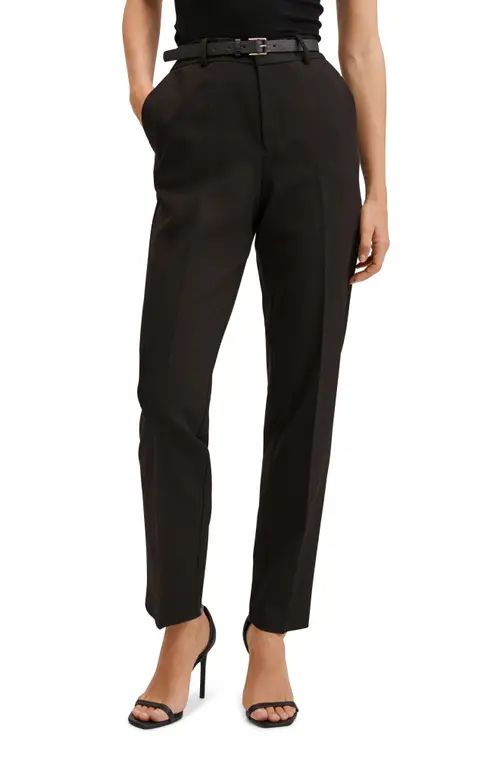 MANGO Women's Straight Leg Suit Pants in Black at Nordstrom, Size 12 | Nordstrom