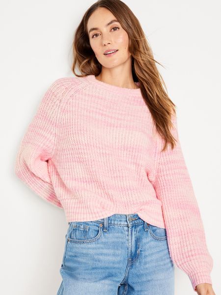 Cropped Crew-Neck Sweater | Old Navy (US)