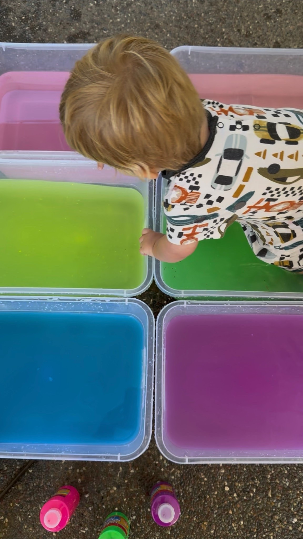 Make water play neon!! Just mix paint with water and let your kids play. Color won’t transfer to hands once it’s mixed! 

#LTKKids #LTKmomlife #LTKBaby