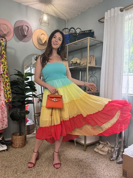 This dress is so fun and gorgeous for a tropical vacation! I’m wearing a small, fits tts and the bodice has tons of stretch to it! 

Vacation outfit, spring dress, summer dress, wedding guest dress, summer outfit, festival outfit 

#LTKstyletip #LTKfindsunder50 #LTKfindsunder100