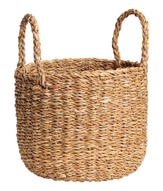 H&M - Braided Storage Basket - Natural - Home | H&M (US)
