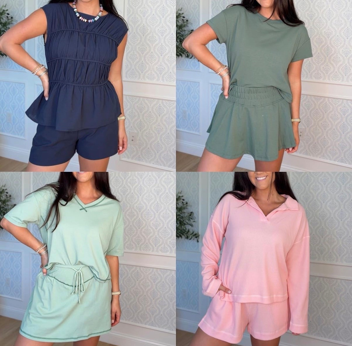 Love these two piece sets!

#LTKSeasonal #LTKgrwm #LTKootd