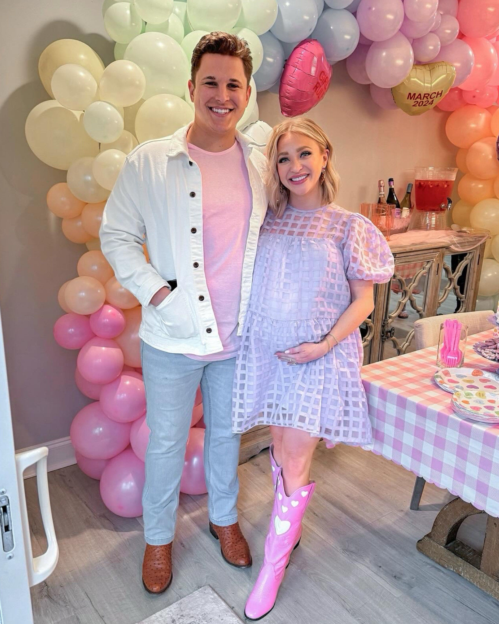 Valentines Day party outfits 
Baby shower
Couples shower 
Maternity outfit 

#LTKbaby #LTKbump