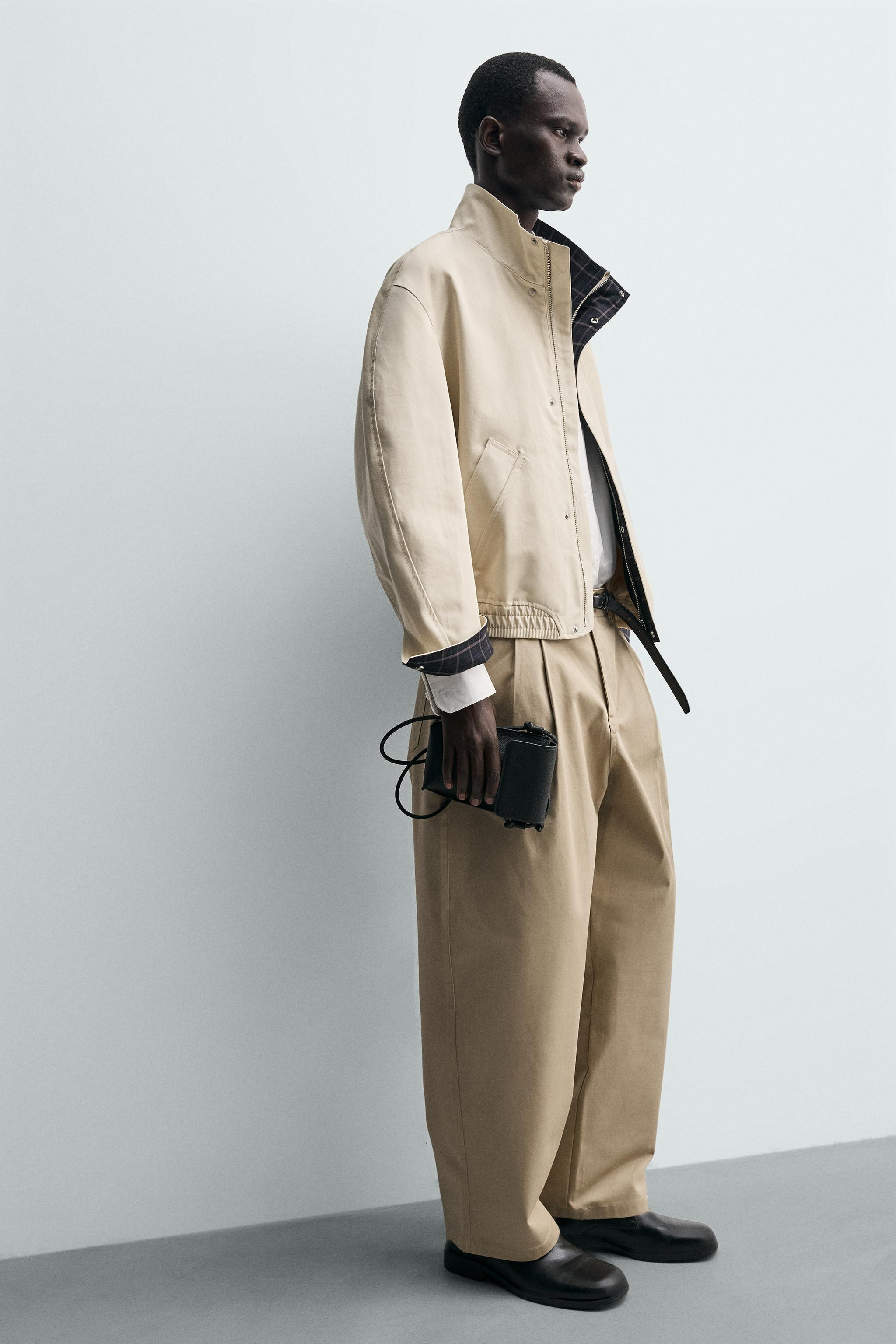 PLEATED WIDE FIT PANTS | Zara US