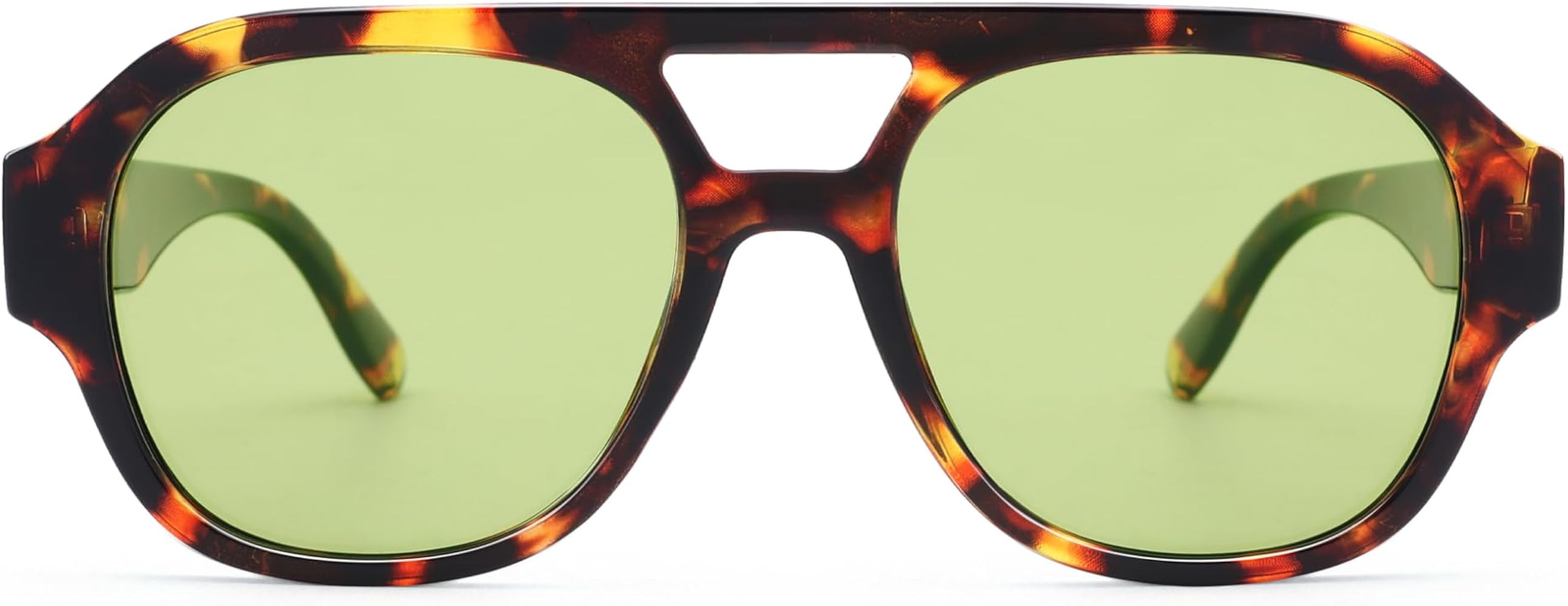 Retro Large Polarized Aviator Sunglasses for Women Men Vintage 70s Square Aviators Shades AP3757 | Amazon (US)