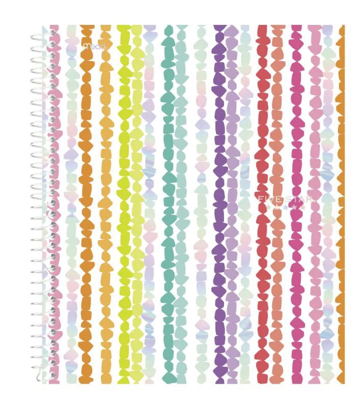 Five Star Bold Geo Spiral Notebook, Wide Ruled, 1 Subject, Stripes (930022FAL1-WMT-MOD) - Walmart... | Walmart (US)