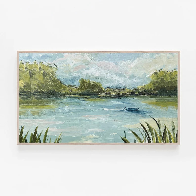 Still Waters Frame TV Art - Etsy | Etsy (US)