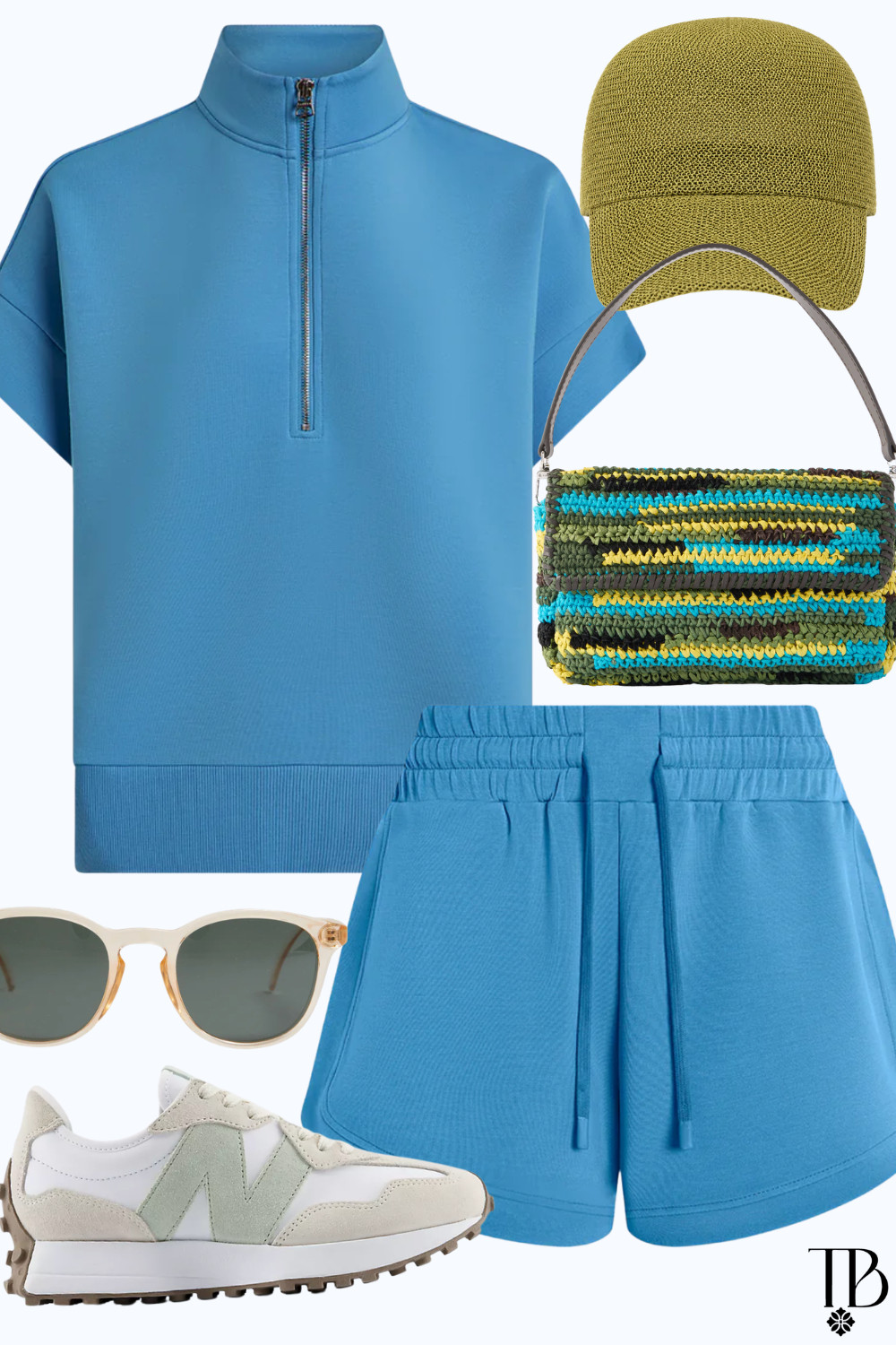 Blue skies, comfy vibes, and errands in style 💙☀️ This matching set is my go-to for travel days, coffee runs, and everything in between. #LTKStyle #AthleisureOutfit #TravelStyle #LTKActive #WeekendWear ✈️🤍 

 