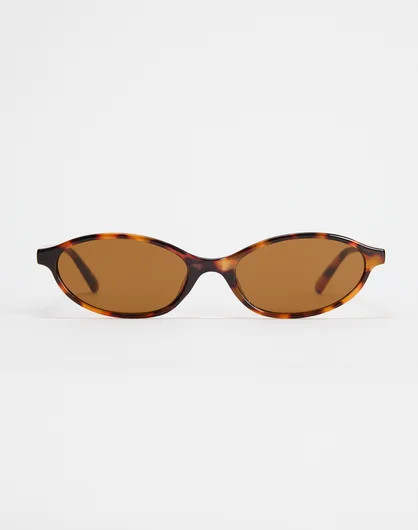 Thin Oval Sunglasses | Glassons (Australia)