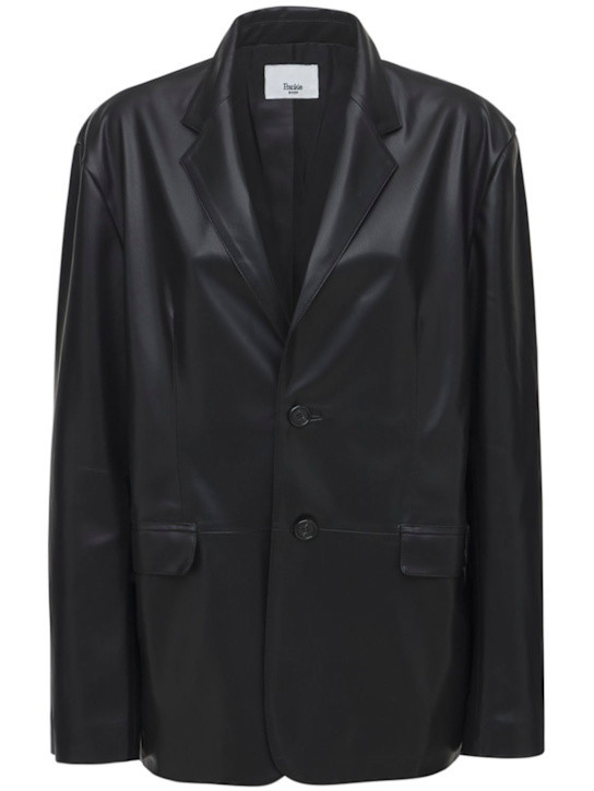Olympia faux leather blazer | Luisaviaroma