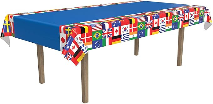 Beistle International Flag Plastic Tablecover | Amazon (US)
