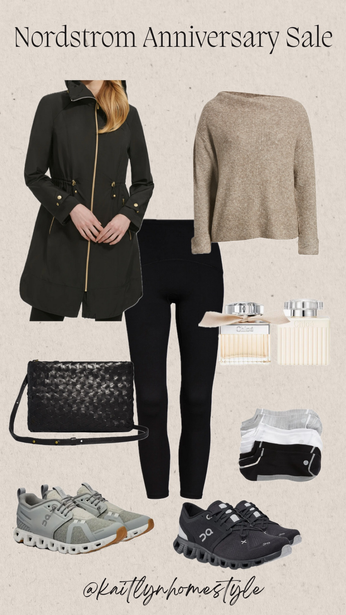 Nordstrom Anniversary Sale favorite picks. Casual fall outfit. Leggings, handbag, perfume, socks, On tennis shoes  

#LTKStyleTip #LTKSaleAlert #LTKxNSale