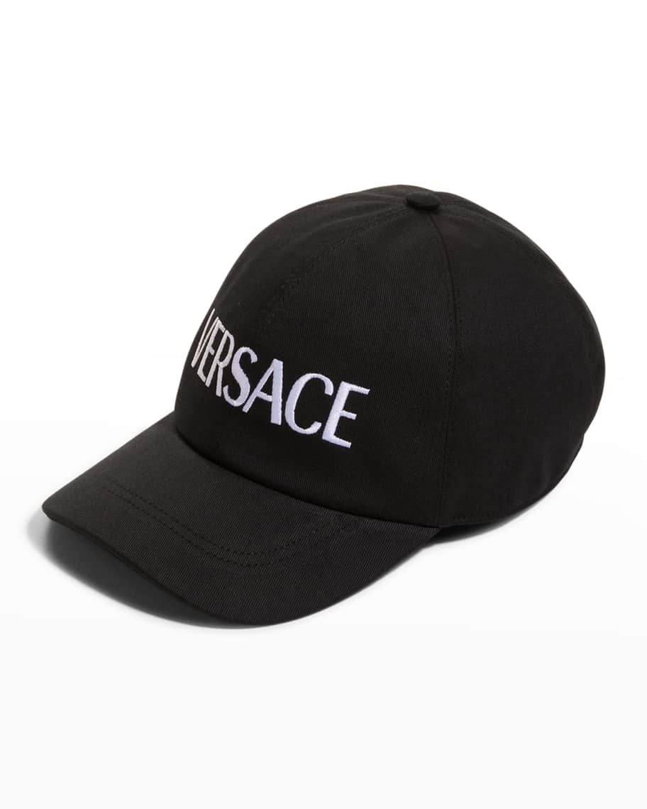 Versace Men's Embroidered Logo Baseball Hat | Neiman Marcus