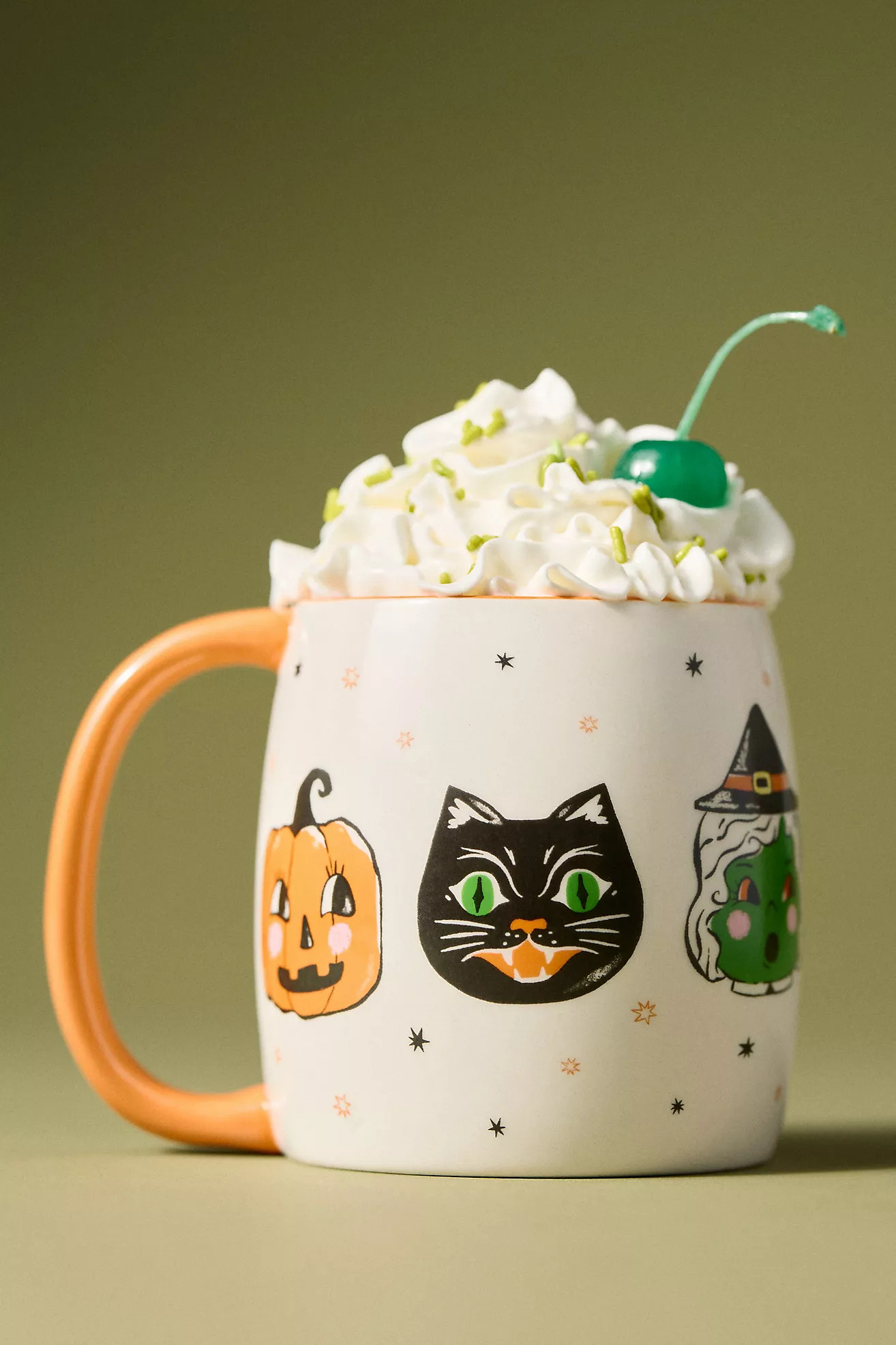 Spooky Friends Stoneware Mug | Anthropologie (US)