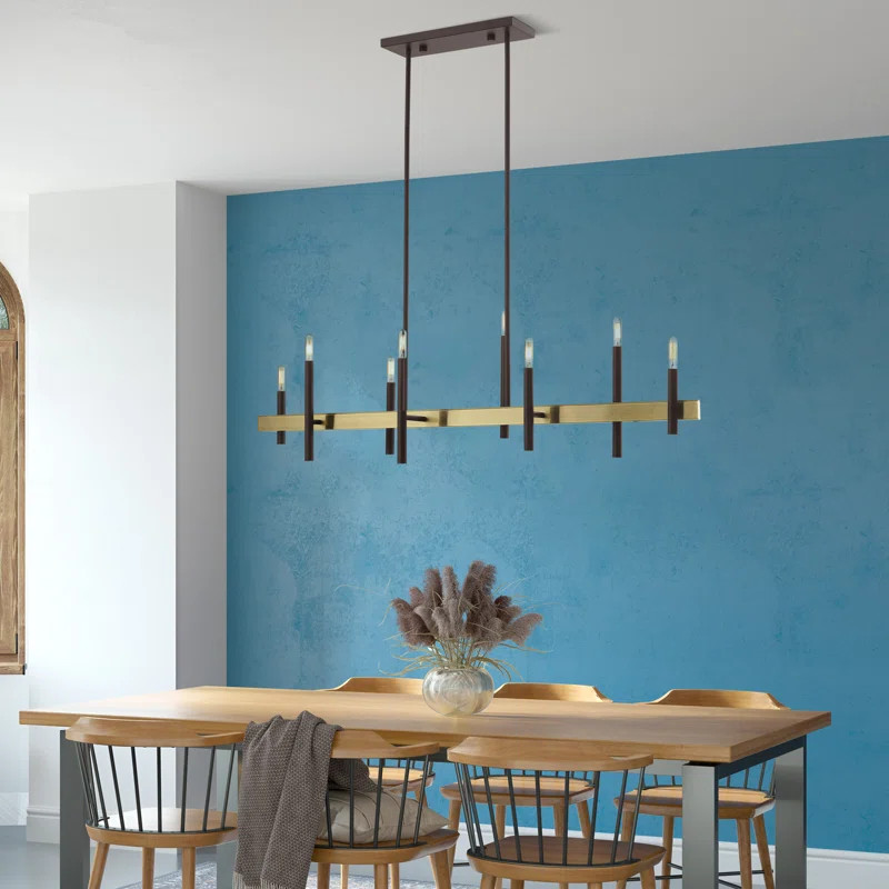 Arkeem 8 - Light Dimmable Square / Rectangle Chandelier | Wayfair North America