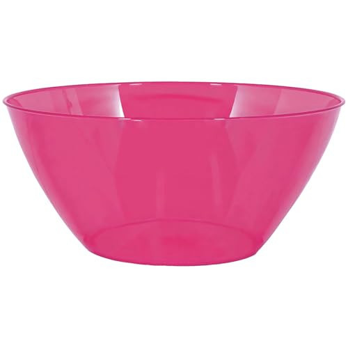 Bright Pink Plastic Recyclable Bowl - (5 qt.) 1 Piece - Durable Serveware, Ideal for Everyday Use and Any Occasion | Amazon (US)