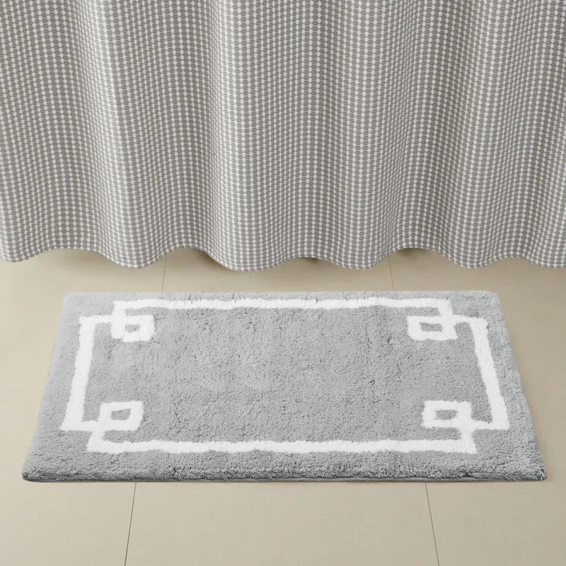 100% Cotton Tufted Bath Rug with Non-Slip Backing | Wayfair North America