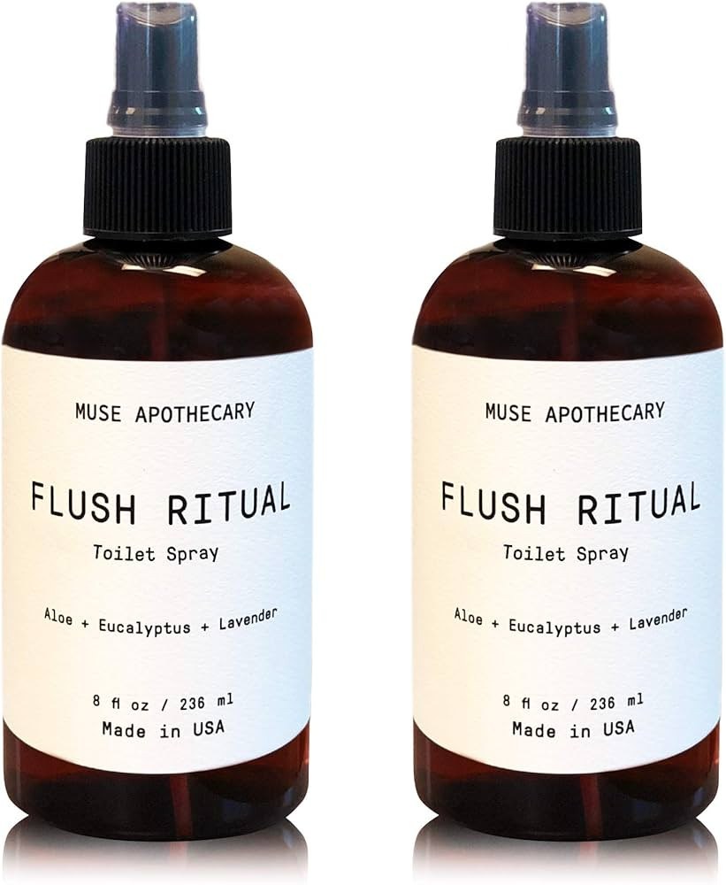Muse Apothecary Flush Ritual - Aromatic & Refreshing Toilet Spray, Use Before You Go, 8 oz, Infus... | Amazon (US)