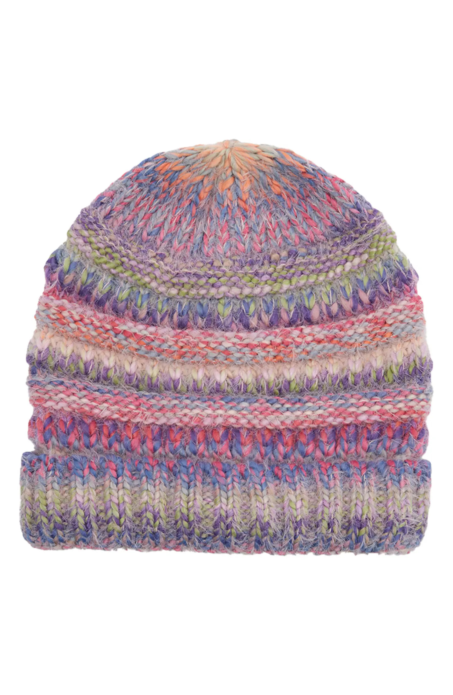 SAACHI Knit Multicolor Beanie | Nordstromrack | Nordstrom Rack