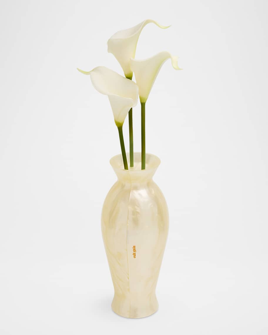 Cult Gaia Florence Acrylic Calla Lily Vase Clutch Bag | Neiman Marcus