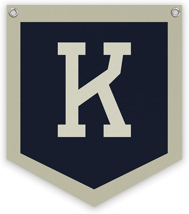 Lacama Toddler Boys Room Decor Name Pennant Flag K Banner | Amazon (US)