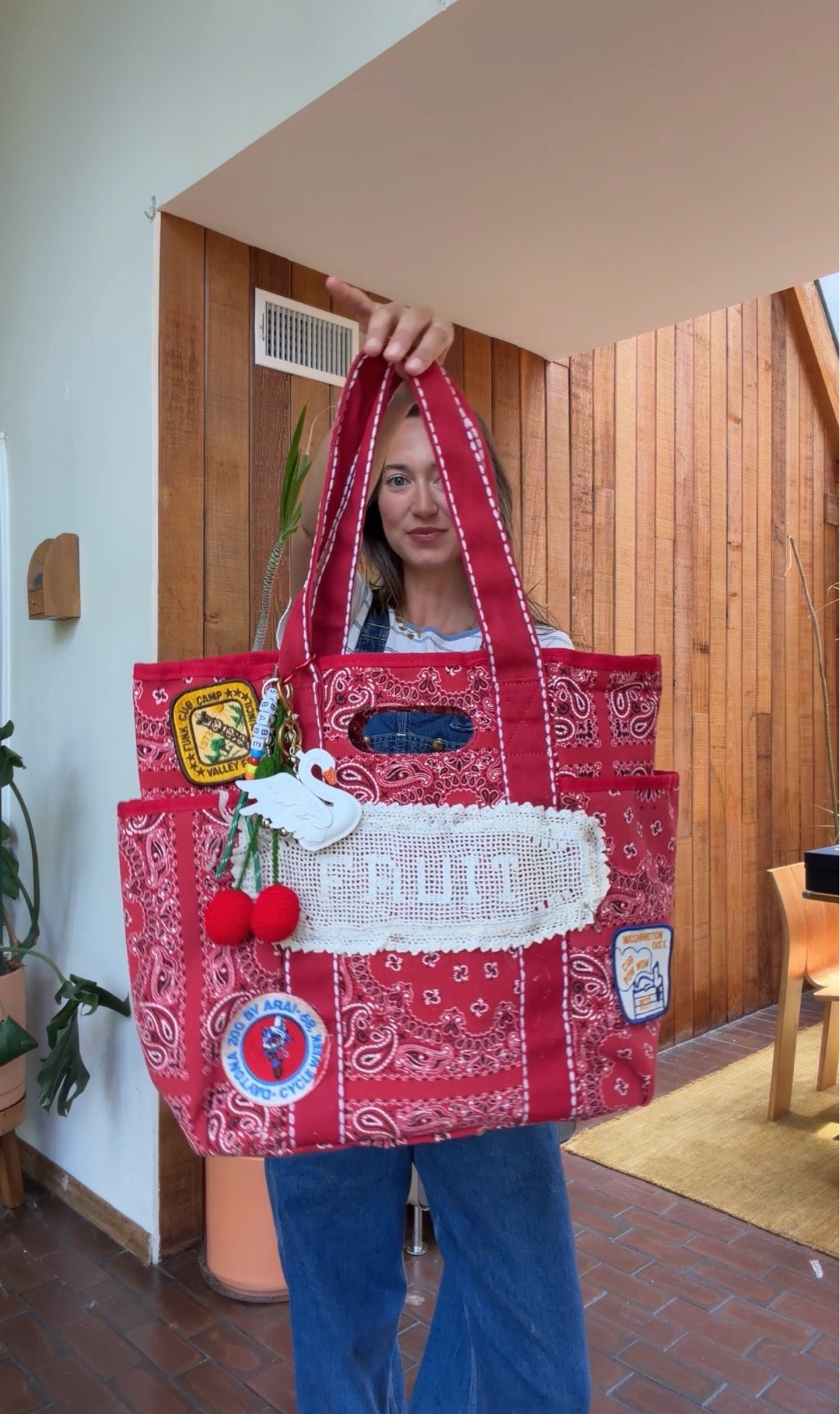 Bandana bag 🍓❤️