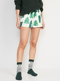 Matching Print Flannel Pajama Shorts for Women -- 2.5-inch inseam | Old Navy (US)