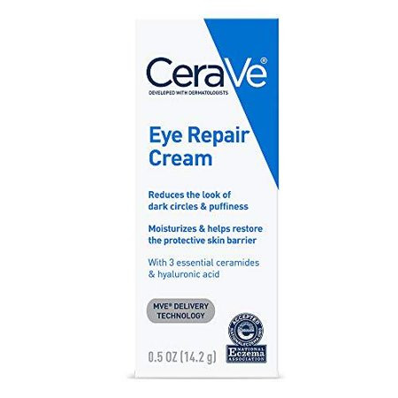 CeraVe Eye Repair Cream 0.5 oz Eye Cream for Dark Circles & Puffiness Fragrance Free | Walmart (US)