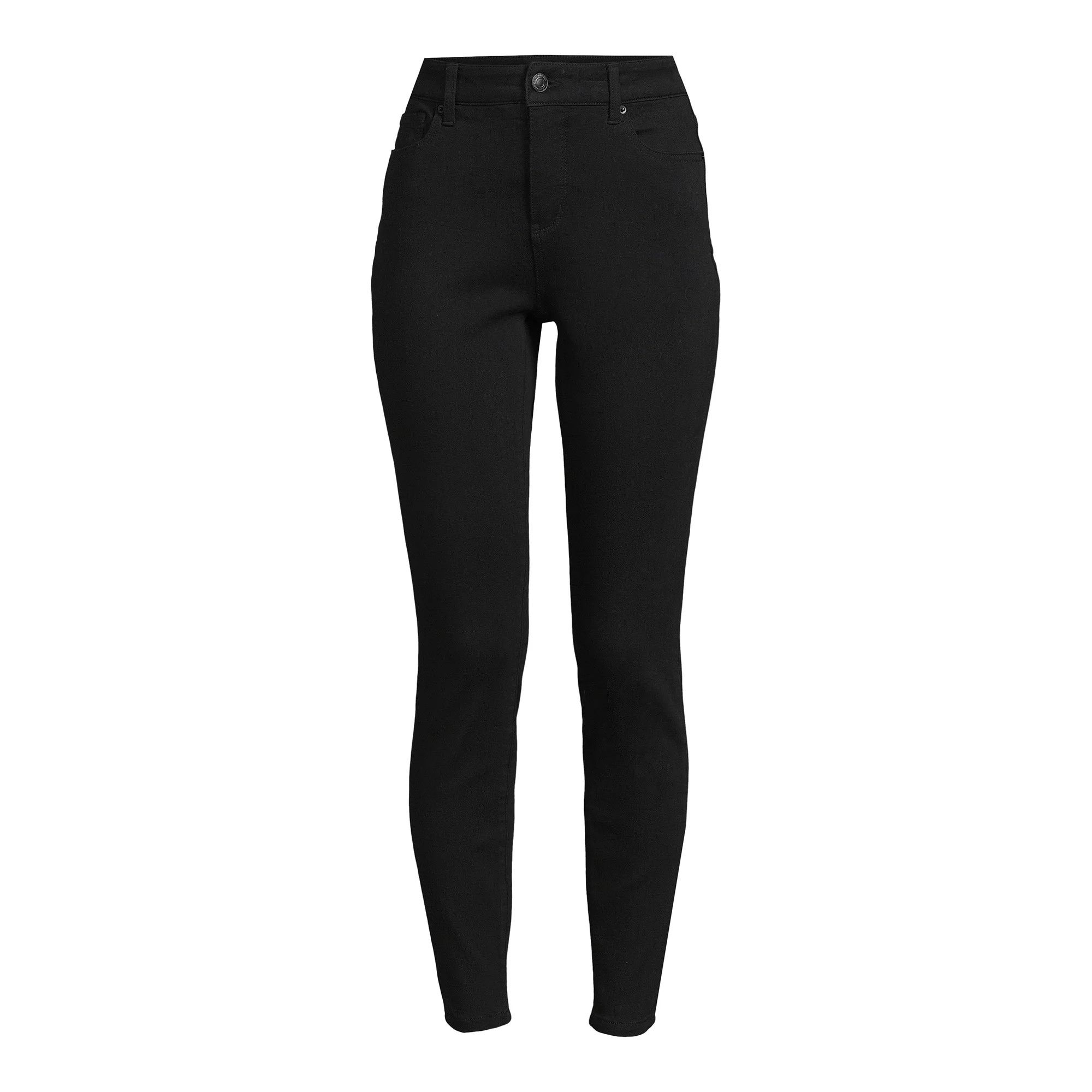 Time and Tru Women's High Rise Skinny Jeans, 29" Inseam for Regular, Sizes 2-20 | Walmart (US)