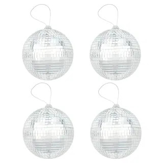 4" Silver Disco Balls, 4ct. by Celebrate It® | Michaels | Michaels Stores
