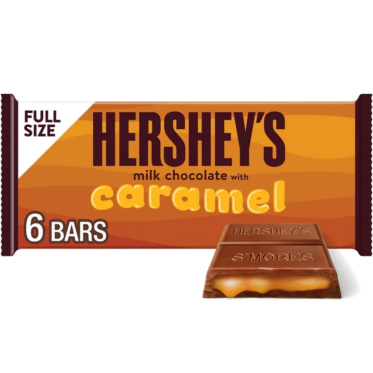 Hershey's Milk Chocolate with Caramel, 1.4 oz (6 Count) | Walmart (US)