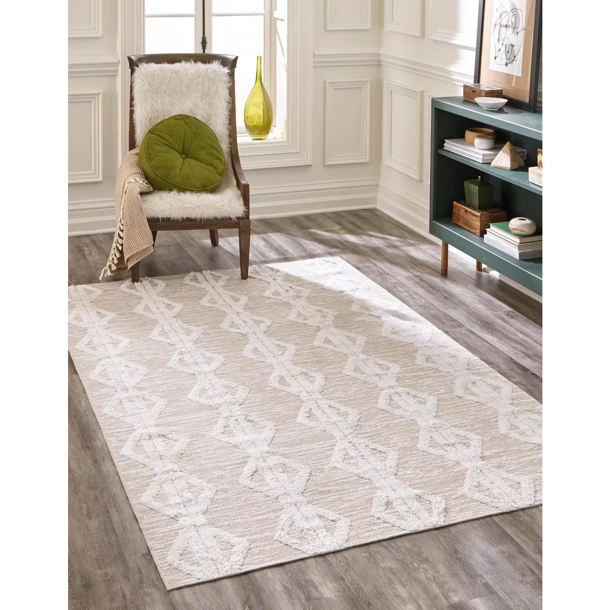 Sabrina Soto 9' 10 x 12' 0 Beige Casa Palma Area Rug | Target