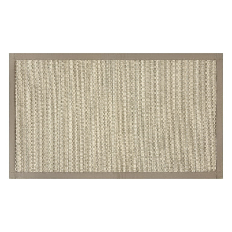 Better Homes & Gardens Gray Woven Polypropylene 20" x 34" Indoor Kitchen Rug | Walmart (US)